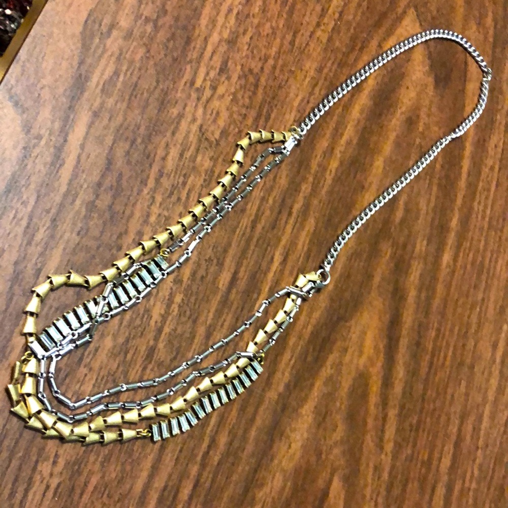 Stella & Dot Mixed Chain Necklace